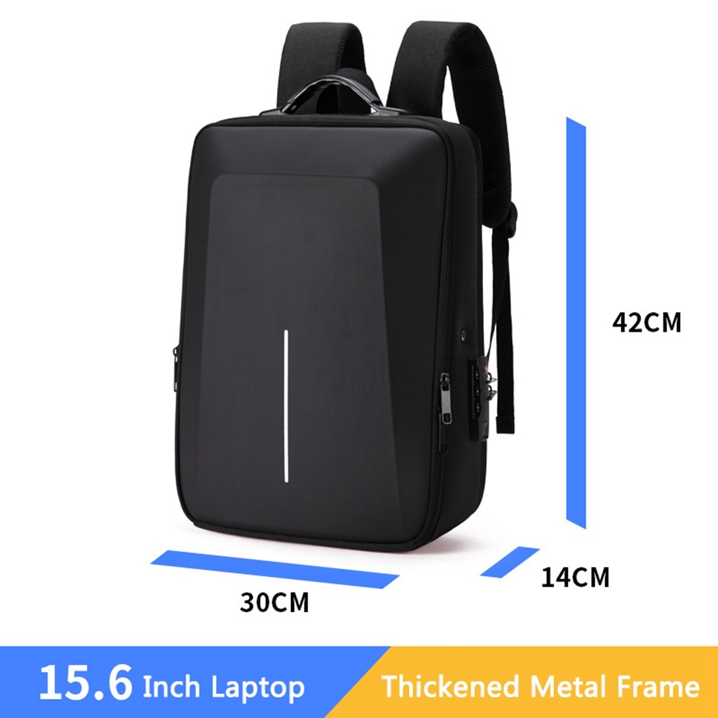 Travel Antitheft Waterproof Laptop backpack bag Hard Shell Cover with