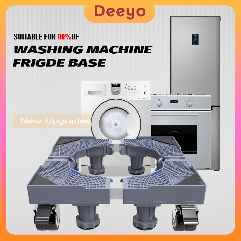 999kg Refrigerator Rack Stand Washing Machine Foot Stand with Wheels ...