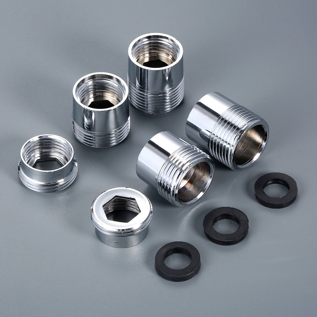 2Pc 3/4 To 1/2 Brass Connector Shower Head Connector Adapter Reducing