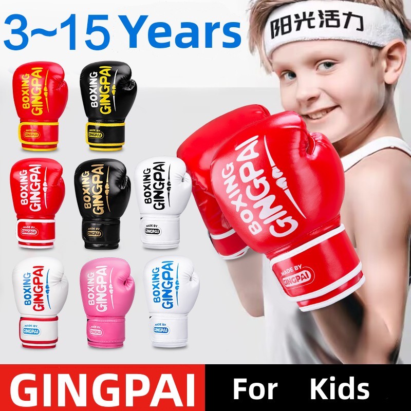 Kids Boxing Gloves, Junior Training Sparring Gloves For Kids 3-8 Year, Leather Cartoon Punching Bag Fighting Mitts For Muay Thai, Martial Arts - View #6