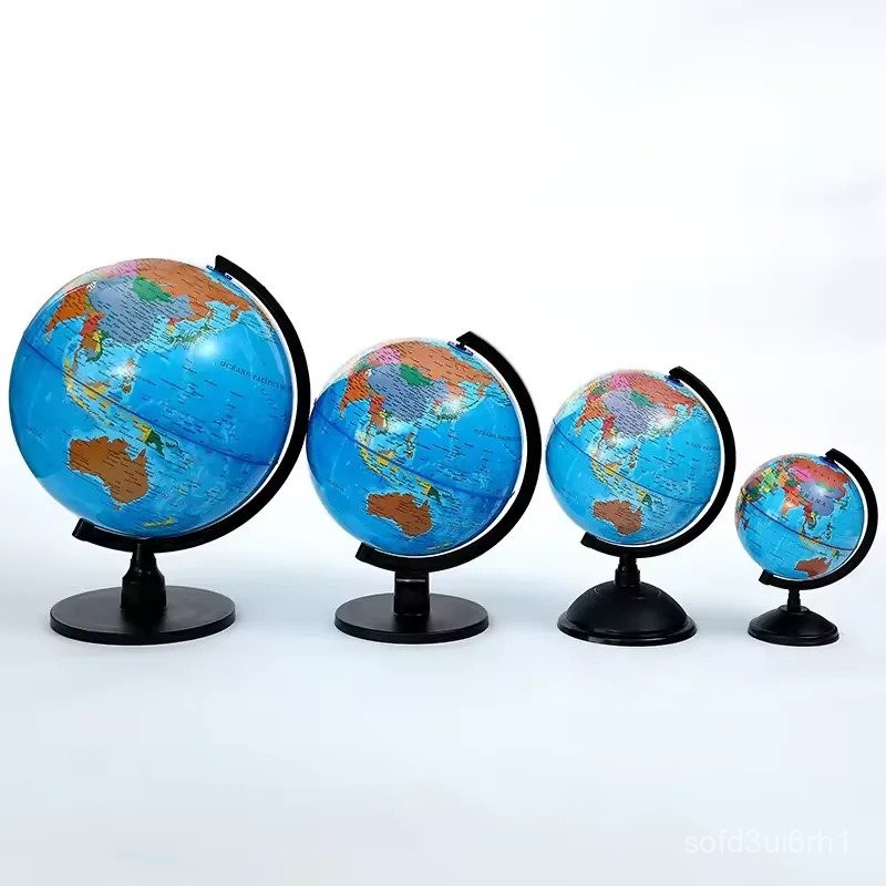 English All Plastic Globe Decor Desktop World Map Education Earth Globe ...
