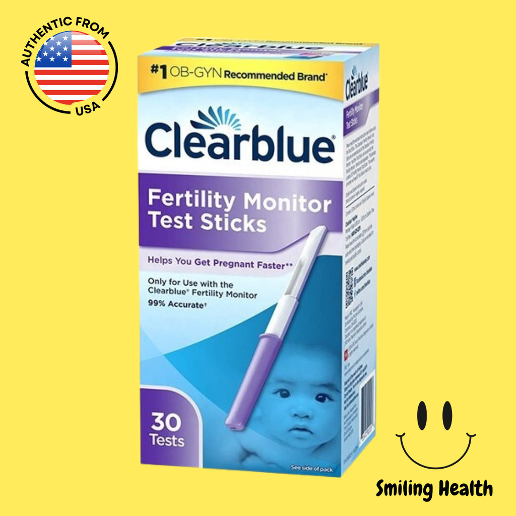 Clearblue Full Fertility Window Monitor Test Sticks, 30 Tests PACKAGING ...