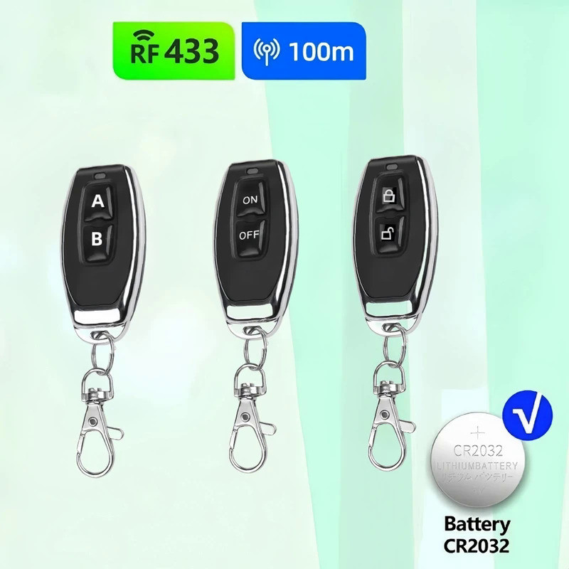433MHz RF Remote Control Buon Learning Code EV1527 Smart Home Transmier ...