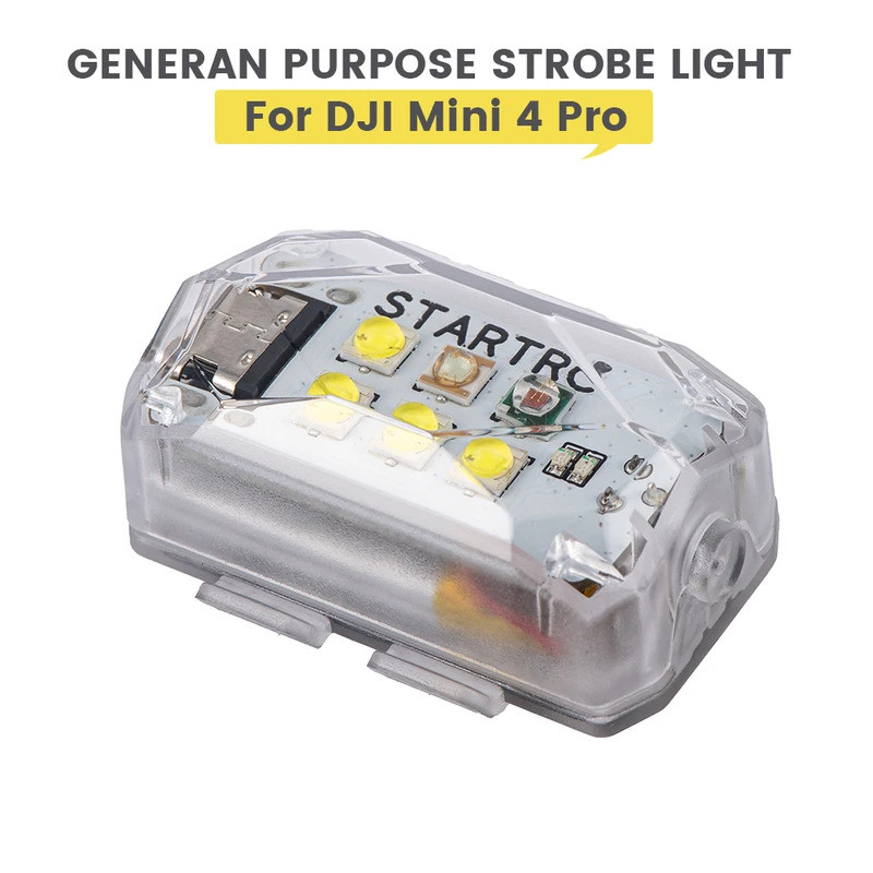 RiToEasysports Feu Stroboscopique Drone – Ultra Léger, 10 Modes, 3 Couleurs Pour Mini 3 Pro, Mavic, Spark, Phantom