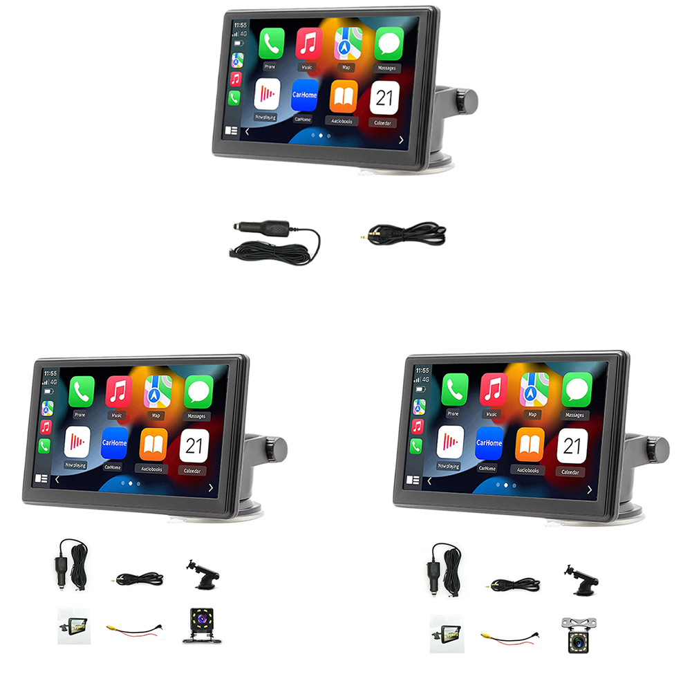 ☃7 Inch Auto Radio Stereo Bluetooth-Compatible Car Stereo Touch Screen ...