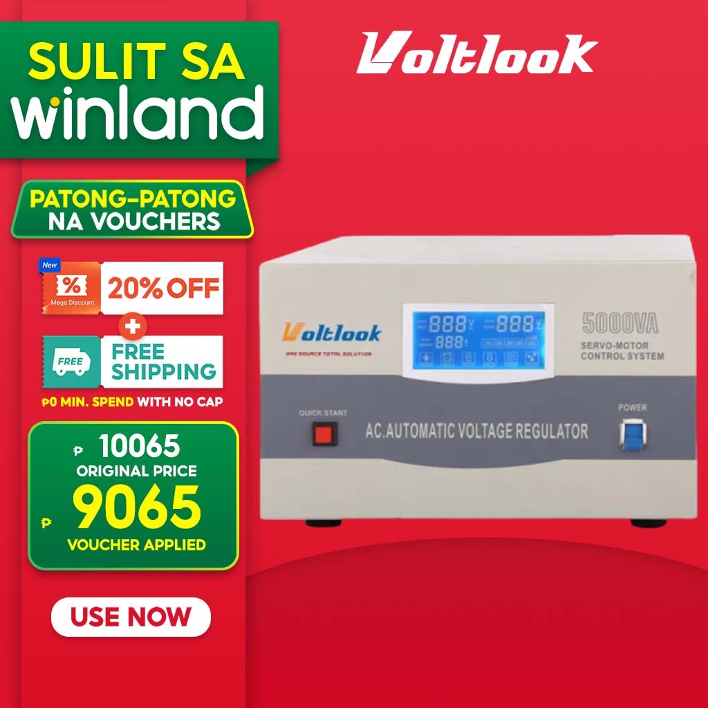 Voltlook by Winland 5000W Digital Display Automatic Voltage Regulator ...