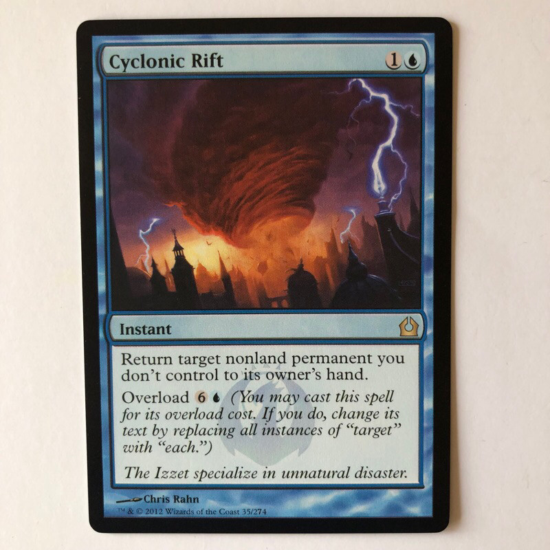 Playtest Card - Cyclonic Rift (RTR) | Shopee Philippines