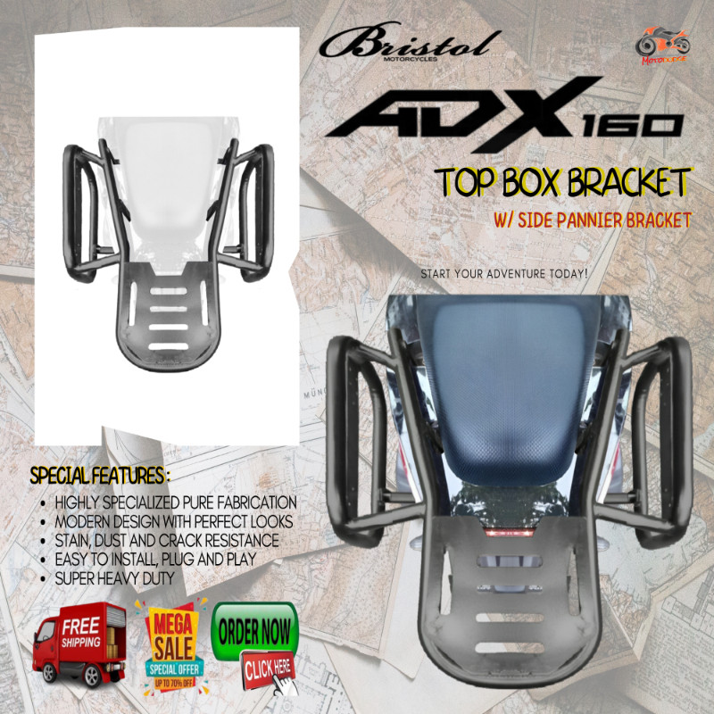 BRISTOL ADX 160 - HEAVY DUTY TOP & SIDE BOX BRACKET ( POWDER COAT ...