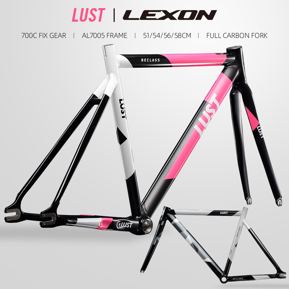 ☻2023 FIXED GEAR FRAMESET AL7005 EXTRA LIGHT TRACK FRAME SET/SINGLE ...