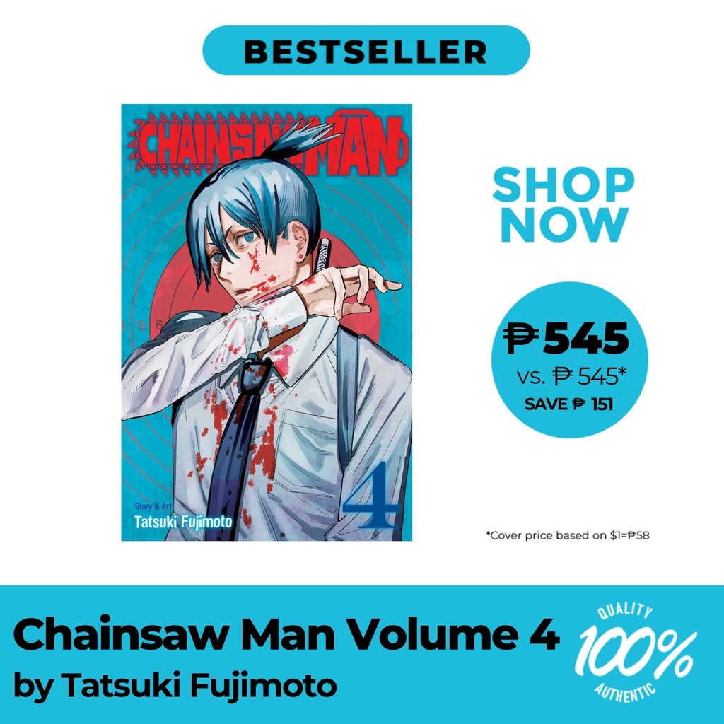 Chainsaw Man Volume 4 Trade Paperback By Tatsuki Fujimoto Shopee