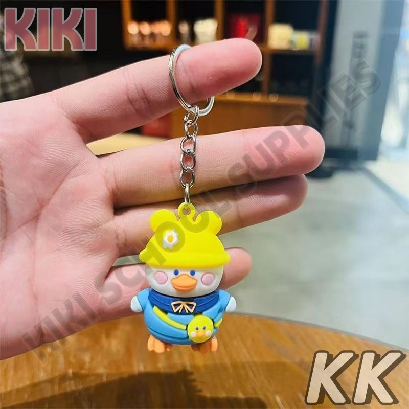 KK Cute Backpack Duck Keychain Ring Bag Key Chain Gift for