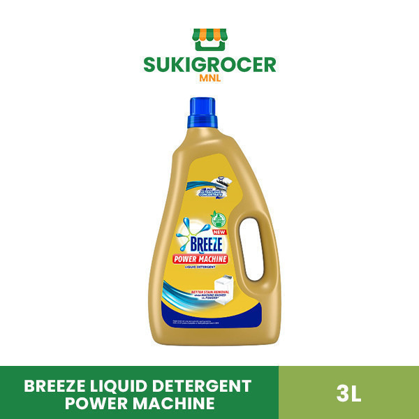 Breeze Liquid Detergent Power Machine 3L | Shopee Philippines