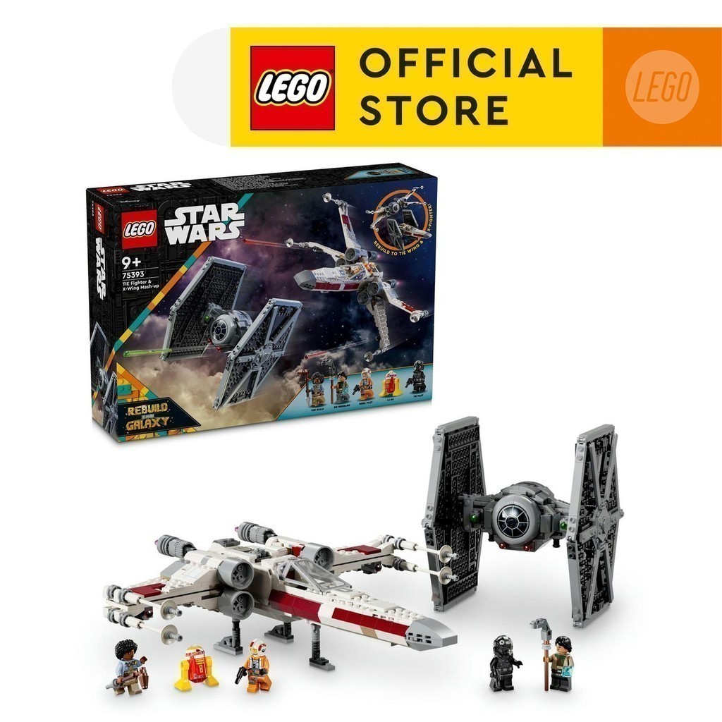 LEGO Star Wars 75393 TIE Fighter X-Wing Mash-up (1063 Pieces