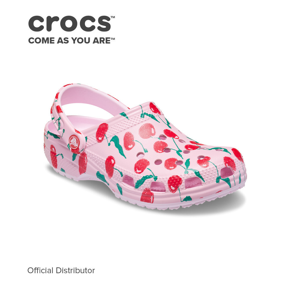 Crocs Classic Fresh Fruits Clog in Pink Milk | Shopee Philippines