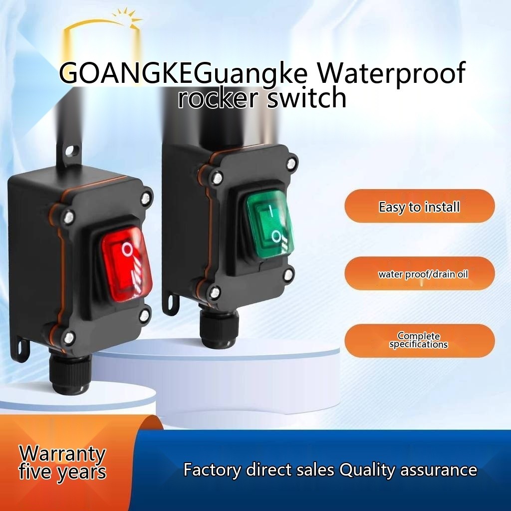 Waterproof Button Switch High Power KCD4 Outdoor Waterproof 16A 30A ...