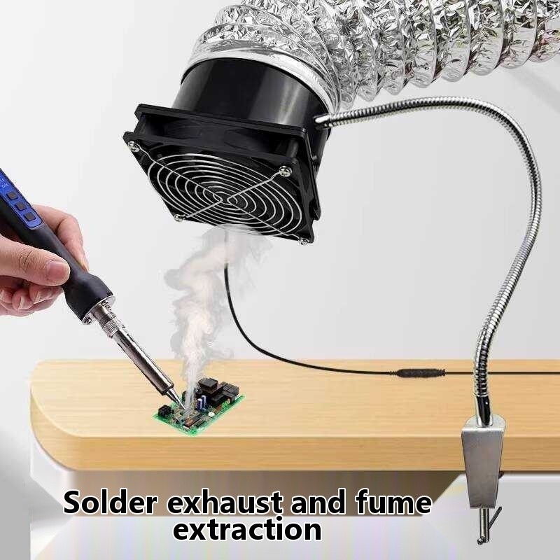 Exhaust Fan Electric Soldering Iron Fume Extractor Laser Marking ...