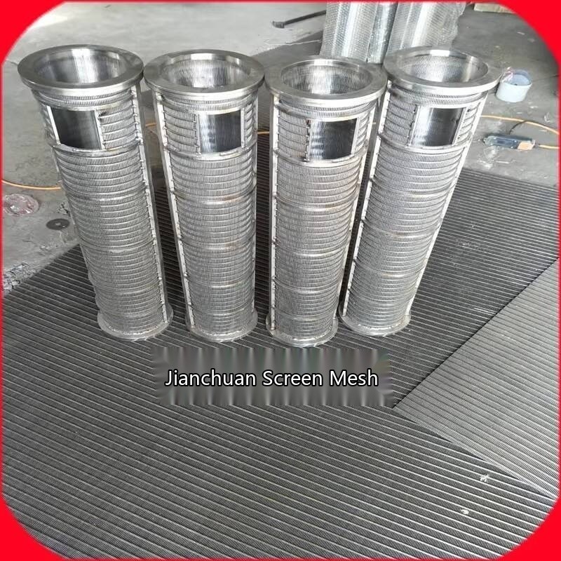 COD Stainless Steel Wedge Mesh Johnson Ladder Water Filter Mesh Roller ...