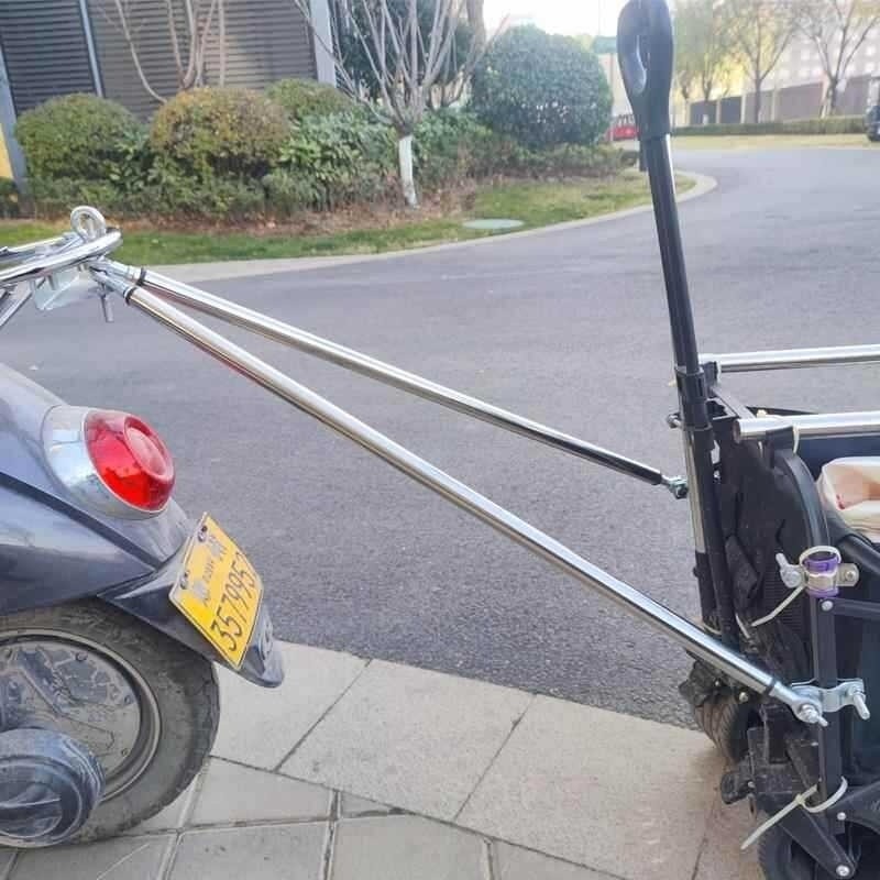 Camping rod, electric trailer, camping car connecting piece, bicycle ...