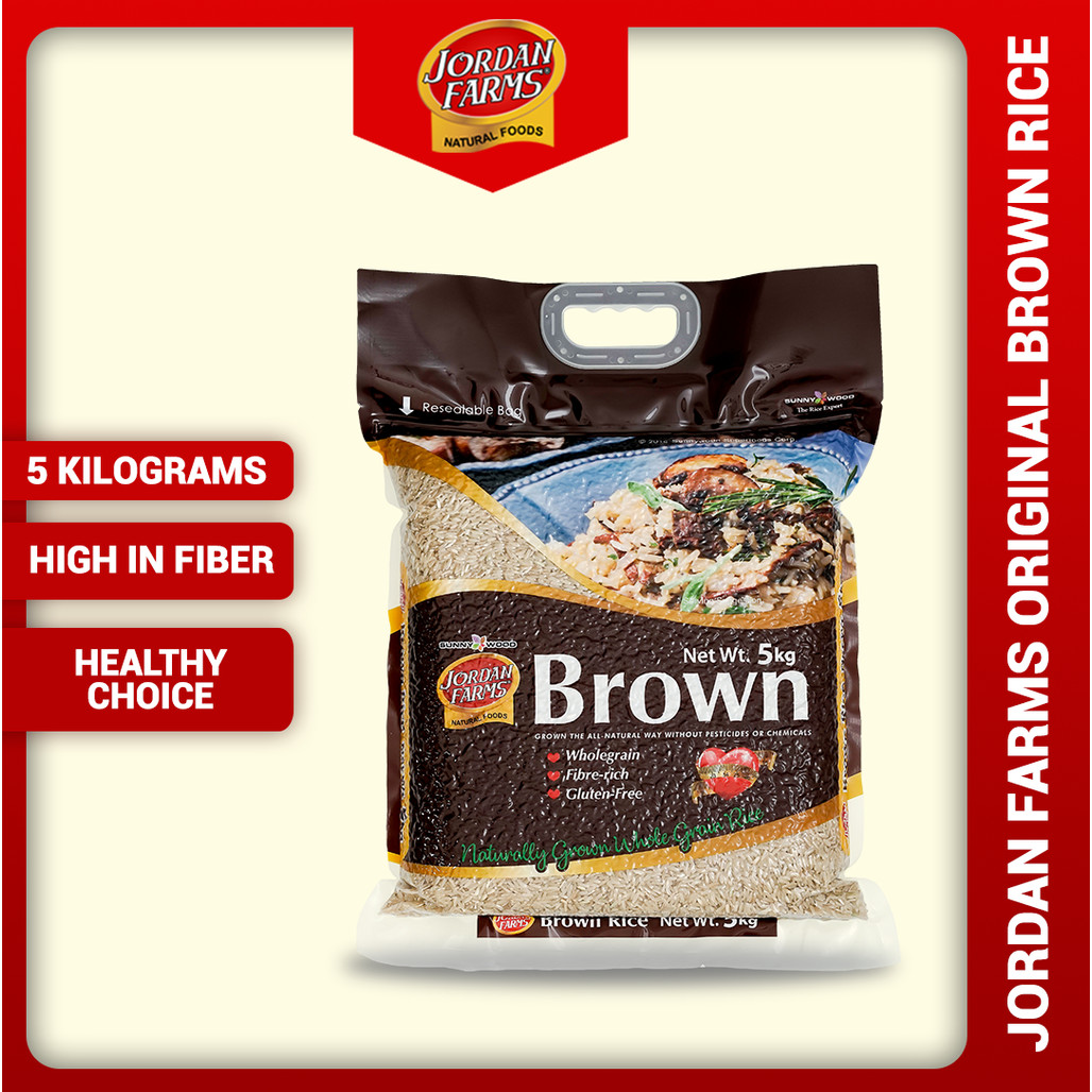 Jordan Farms Brown Rice 5kg | Shopee Philippines
