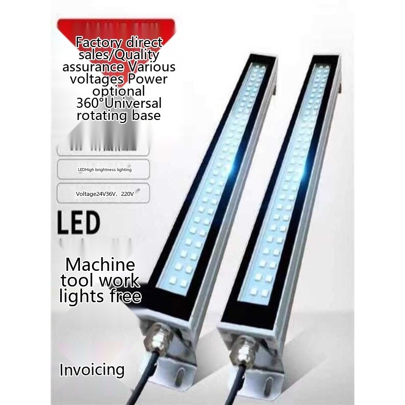 LED work 220V metal square Machine tool Waterproof three proof CNC ...