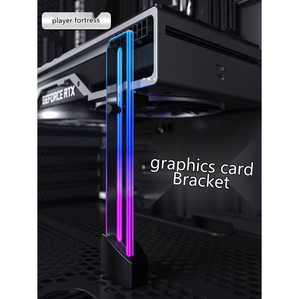 ARGB Graphics Card Bracket Sync with RGB Lighting Computer Case Desktop ...
