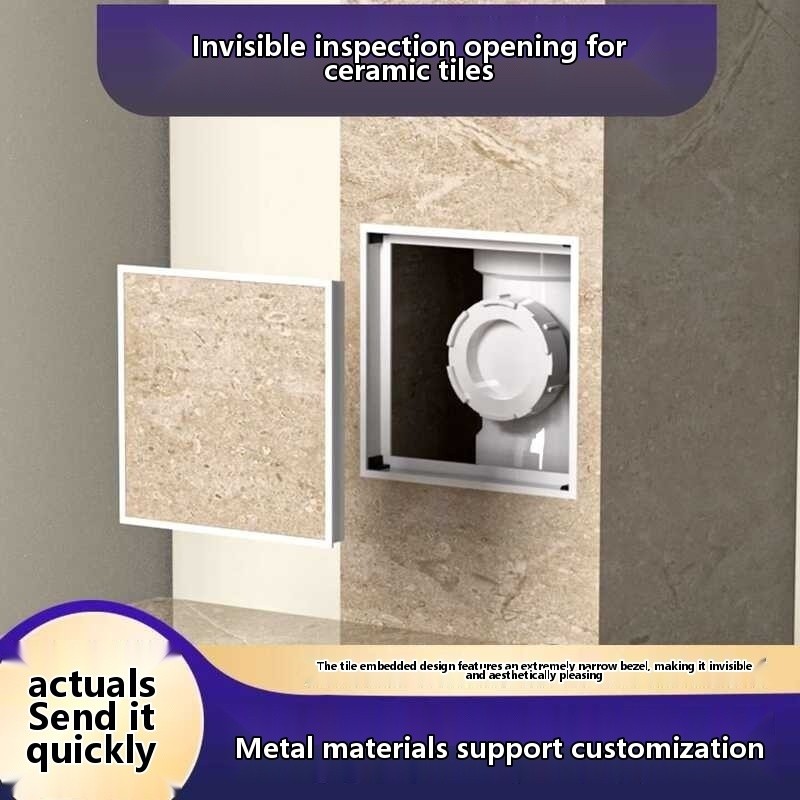Bathroom Tile Invisible Inspection Opening Aluminum Alloy Embedded ...