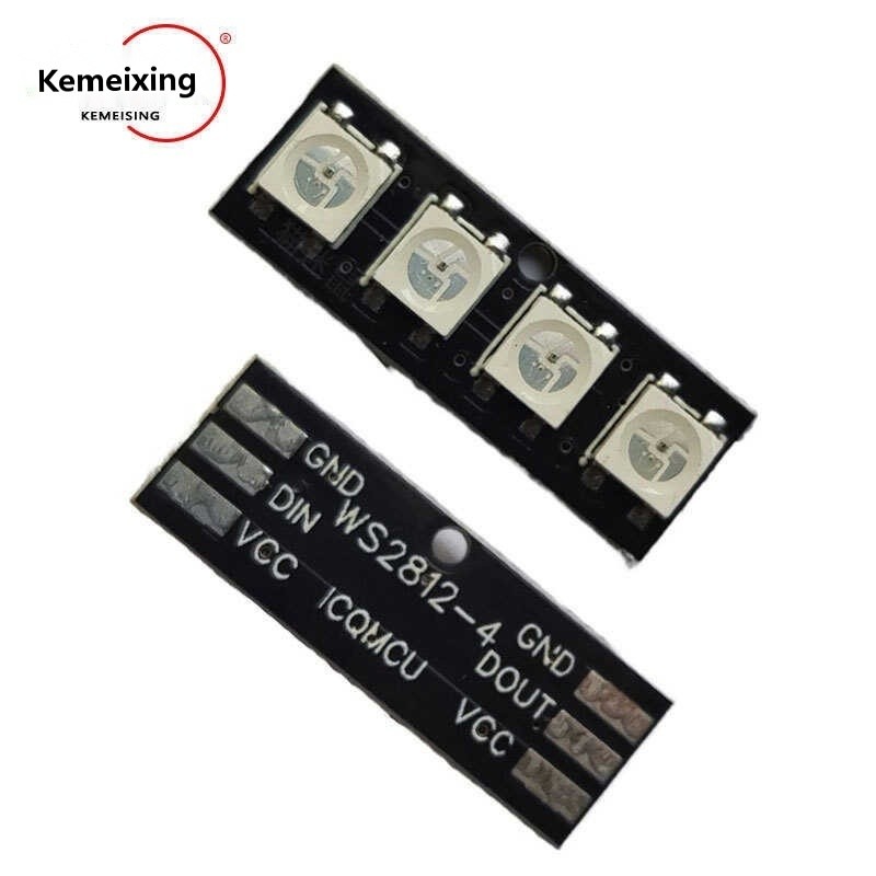 4-digit WS2812 LED bead module, strip light strip, full-color driver ...