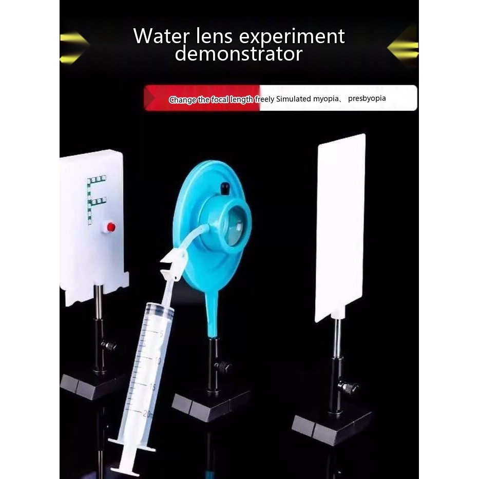Water Lens Experiment Set Zoom Convex Lens Simulates Eyeball Imaging ...