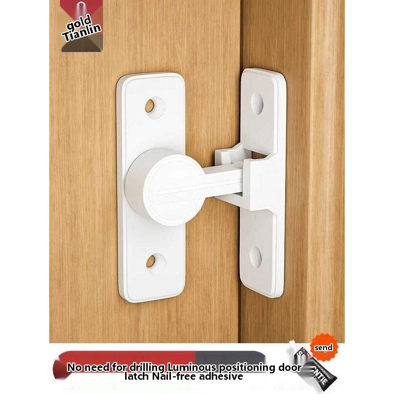 2025 New French Style 90 Degree Lock Bolt Latch Indoor Bathroom Sliding ...