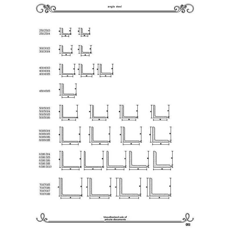 AutoCAD Drawing Module Iron Angle Hardware Steel Fixing Reinforcement ...