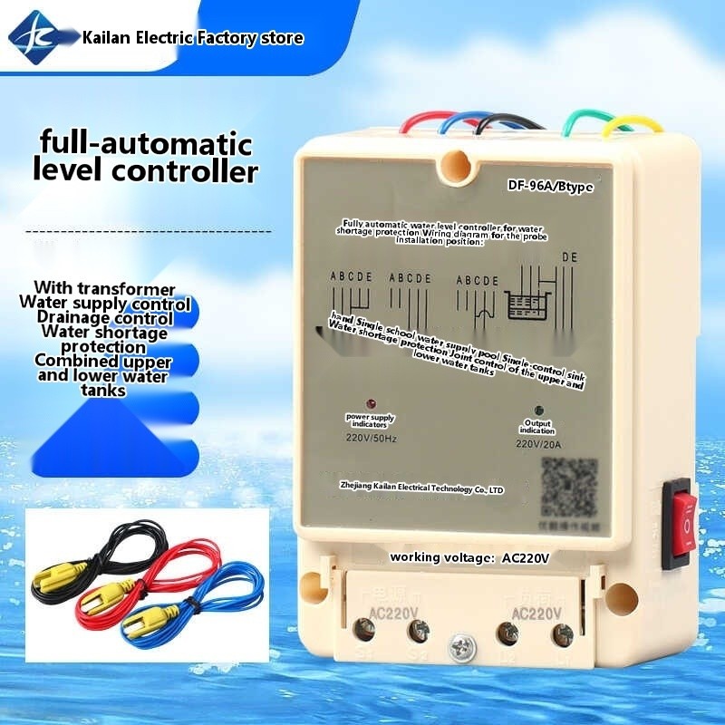 Three phase water level tower 380v fully automatic controller, water ...