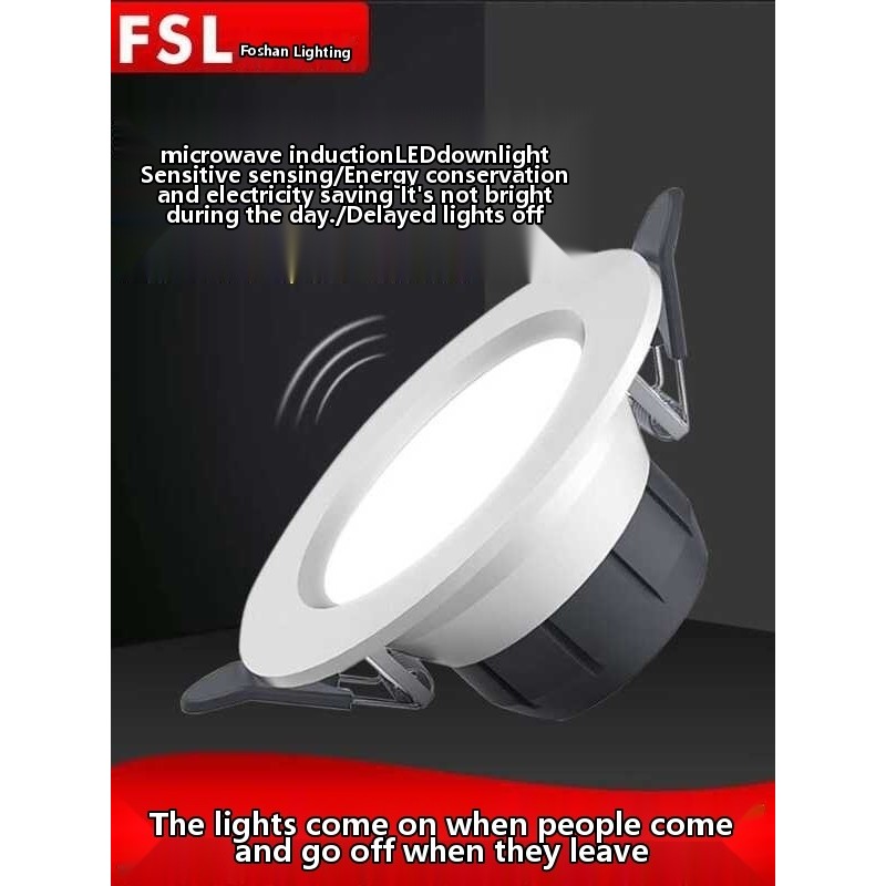 Foshan Lighting LED Tube Microwave Radar Human Induction Ceiling ...