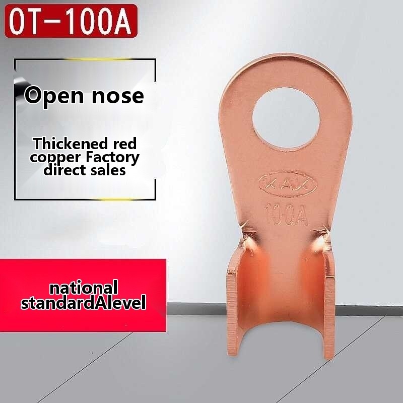 National standard A-level thickened open OT-100A wiring nose pure ...