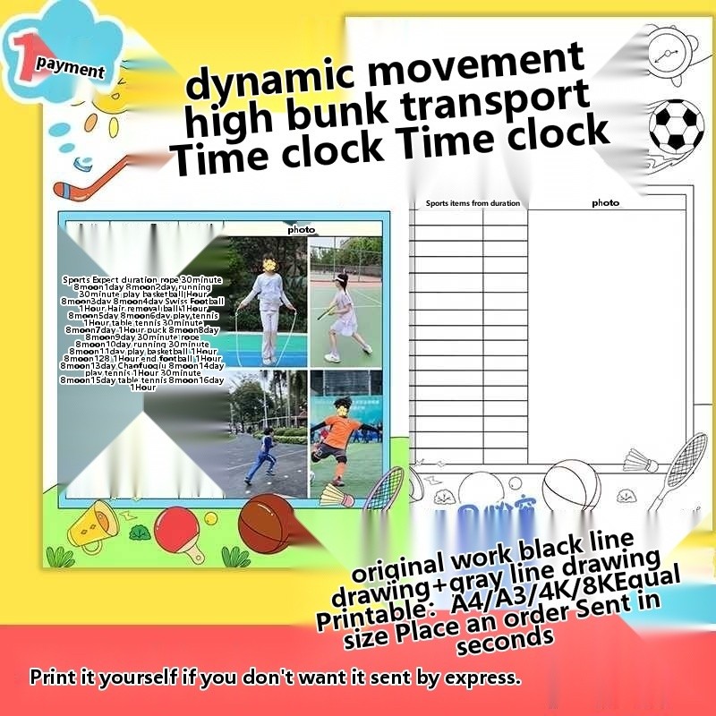 Sports check-in form, handwritten report electronic template, winter ...