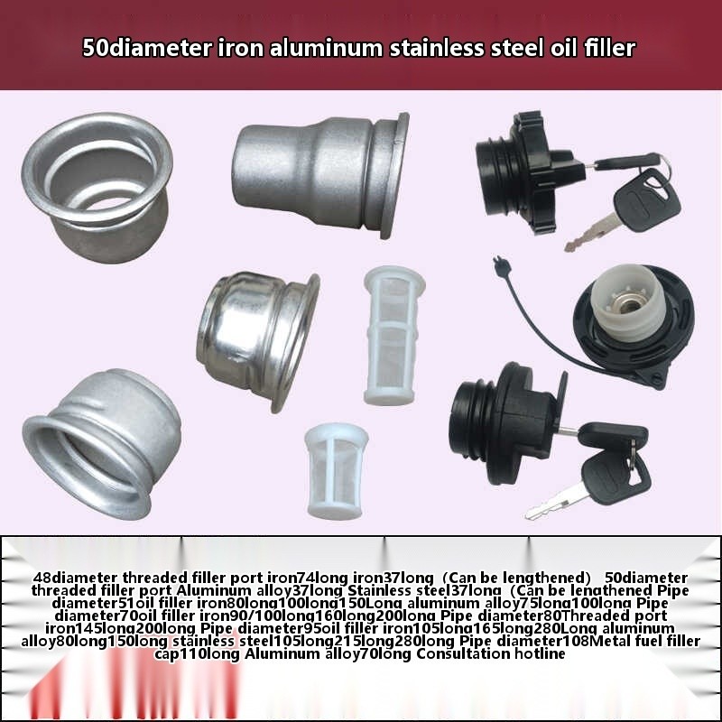 Van Car Gas Tank Filler Filter Mesh Threaded Fuel Cap Iron Aluminum ...