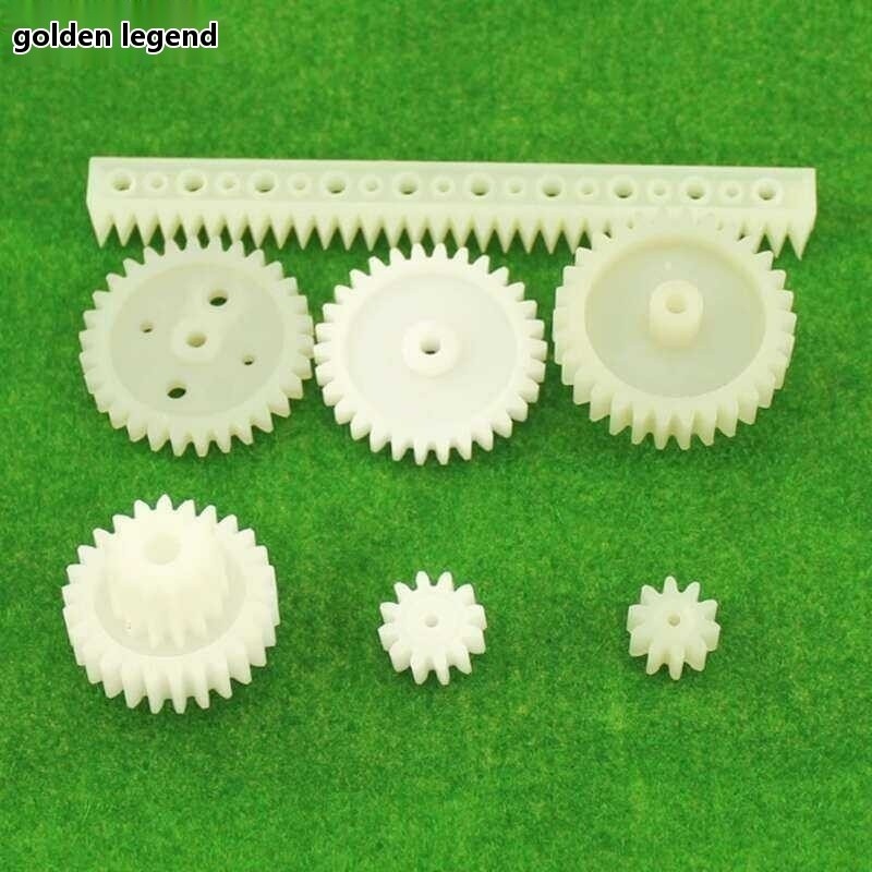 M1 plastic 12 30 teeth 26t reduction nylon spur gear module 1 rack ...