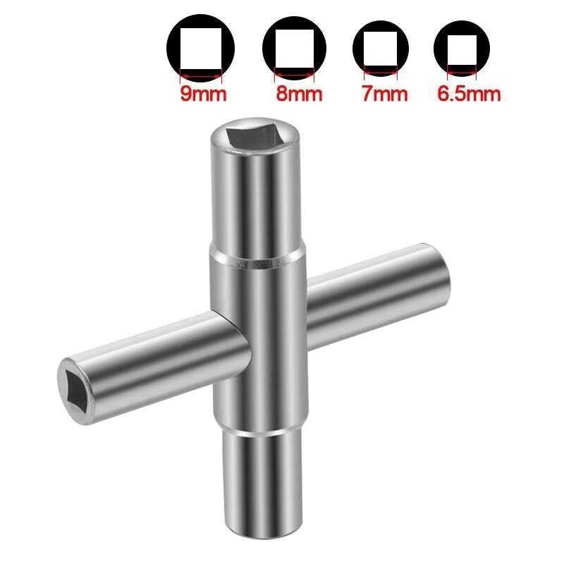 Internal four corner square socket key, water meter front plug, valve ...