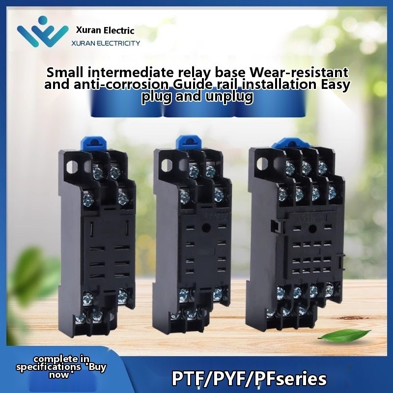 Pyf08a the Middle Relay Base Rail-Mounted Relay Socket Relay Screw ...