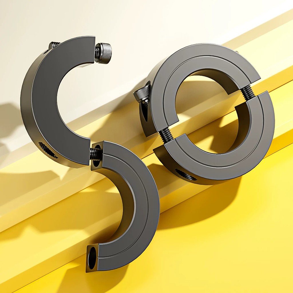 45# Steel Split Fixed Ring Optical Axis Positioning Ring Bearing Sleeve ...