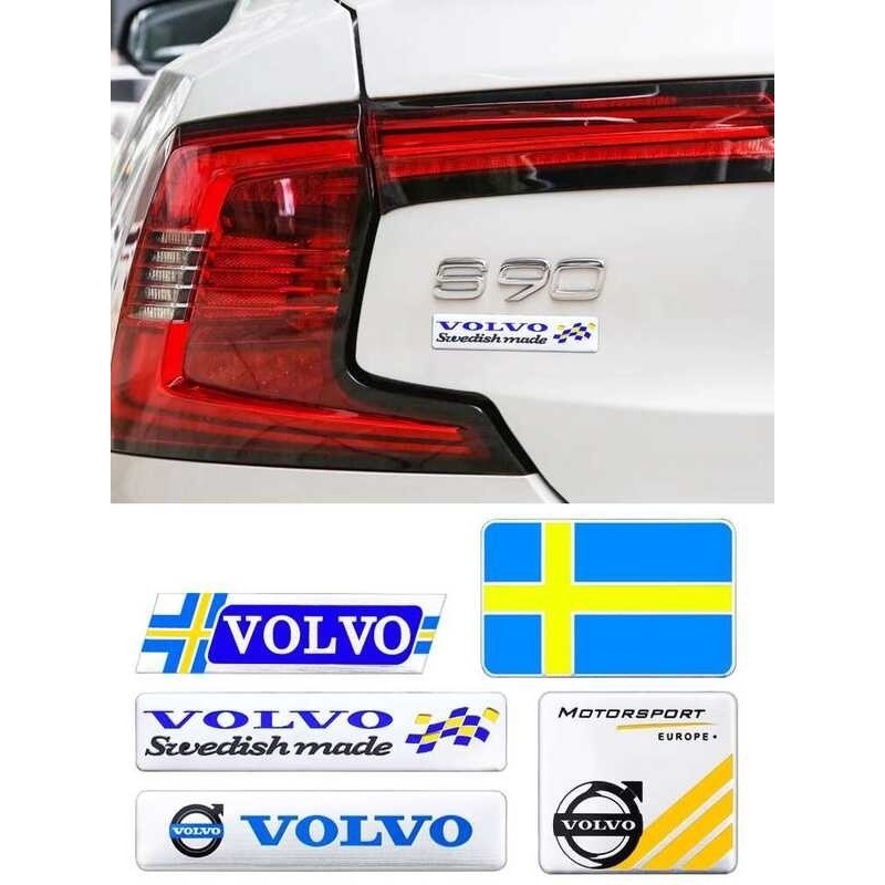 Volvo modified metal cover scratch car sticker | Shopee Philippines