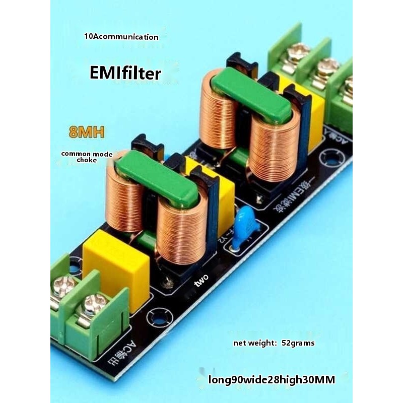 EMI module AC 220v110v anti-interference EMC high-power filter kit ...