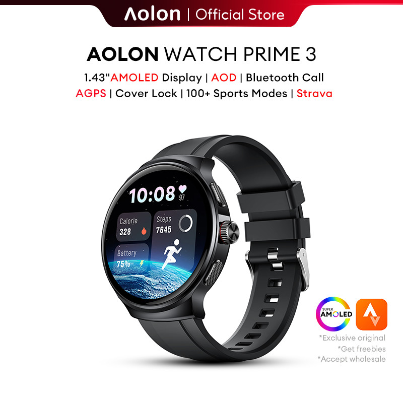 Aolon Prime 3 Smart Watch Amoled Compass Cover Lock Sports Tracking ...
