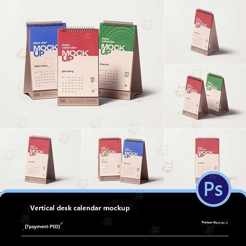 7 Vertical Calendars, Table Calendars, Table Calendars, Rendering ...