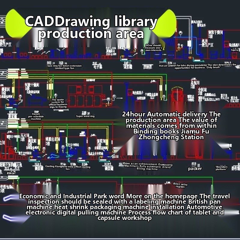 1028 Pharmaceutical PID Tablet Capsule Workshop Process Flow Chart CAD ...
