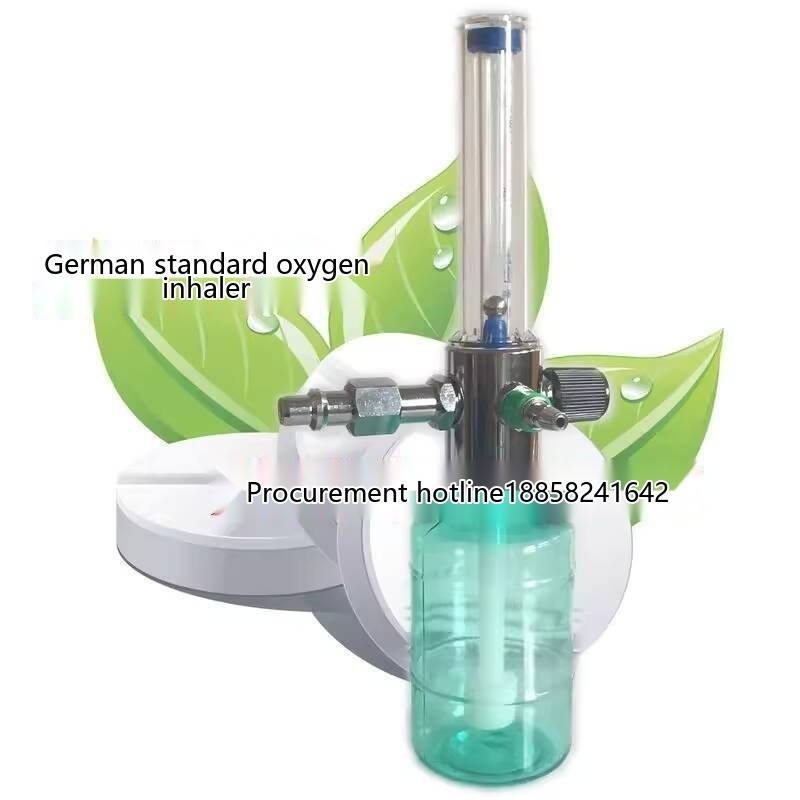 Wall-mounted Oxygen Inhaler Small Mouth Green Humidifier Bottle Flow ...