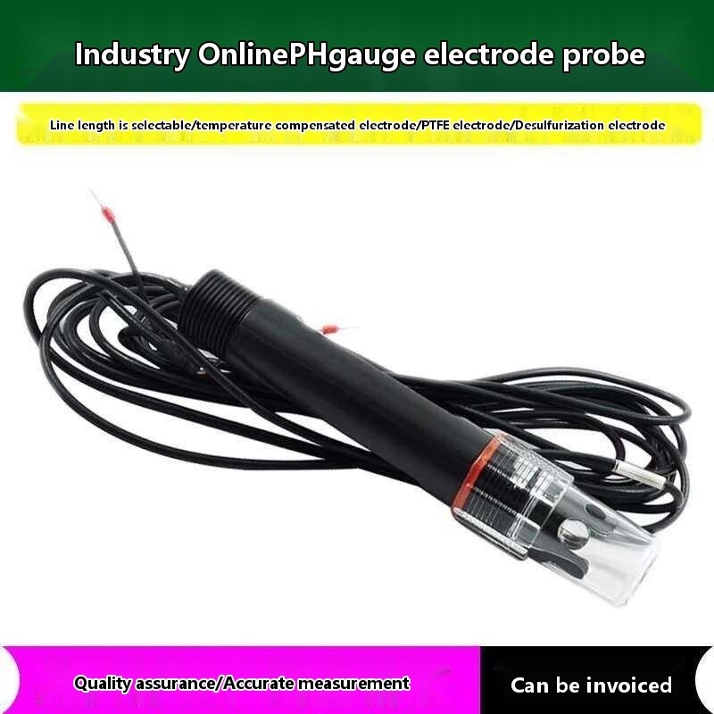 Universal Industrial Online PH Probe Sewage Acidity Meter pH Value ...