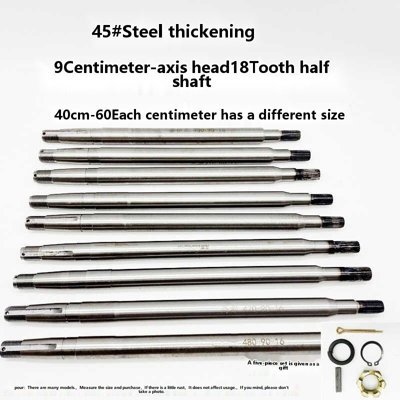 Electric tricycle 6205 bearing 18 9cm head rear axle teeth differential ...