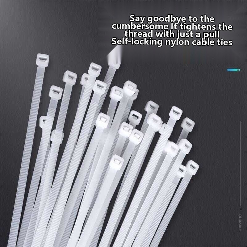 Self-locking nylon tie tightener, plastic fixing buckle, cable tie ...