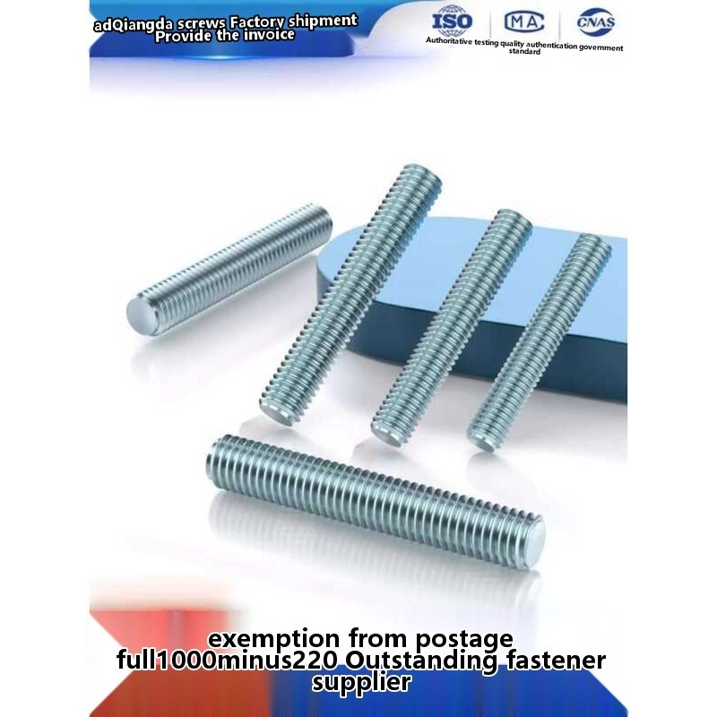 Z4.8 Grade Galvanized White Zinc Screw Fully Threaded Through Rod 3M 4M ...