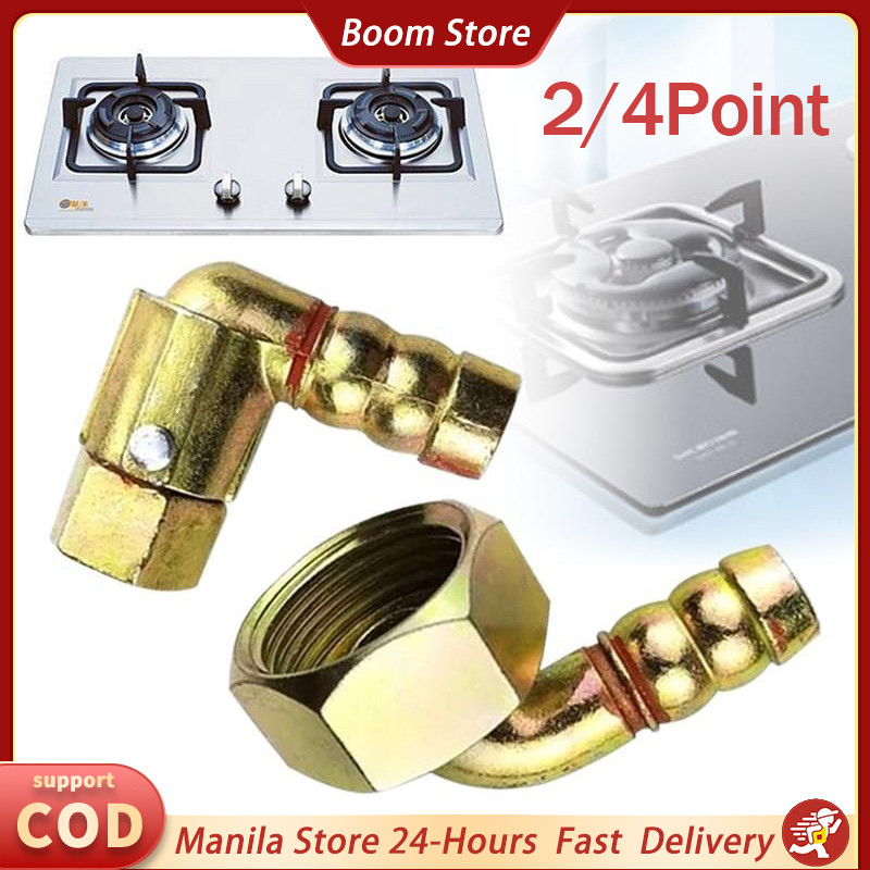 Gas Tank Valve Adapter Gas Cooker Universal Joint Elbow Hose Connection ...
